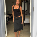 Beba button top - sort