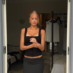 Beba button top - sort