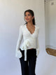Wool Crochet Ballerina Cardigan – Hvit