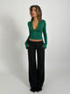 Vera Wide low waist - svart