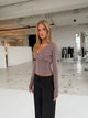 New Knit Cardigan - lys brun 