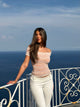 Stella knit top - korallglitter