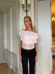 Hera basic lace top - rosa