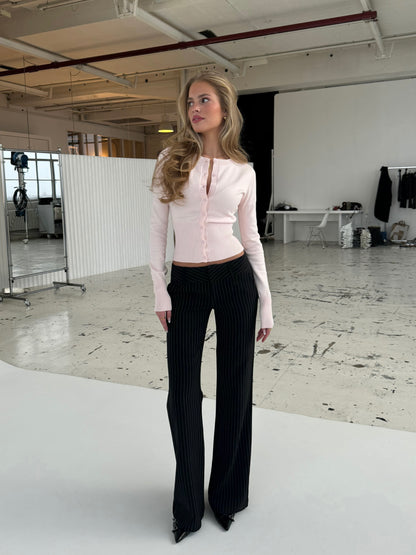 Livia bukse - svart stripet