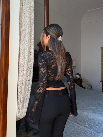 Lua lace top - sort