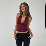 Bella lace top - bordeaux