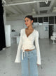 Ballerina Basic Top - Krem