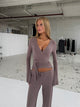 Ballerina knit top - lys brun 