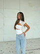 Lucy lace top - Hvit