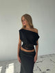Hera basic lace top - svart 