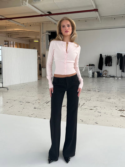 Livia bukse - svart stripet