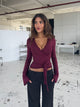 Ballerina basic topp - bordeaux