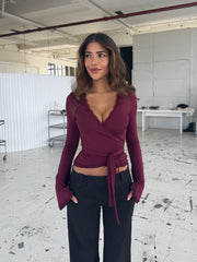 Ballerina basic topp - bordeaux