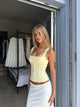 Button top - Lys gul