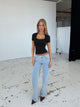 Blair basic lace tee - svart
