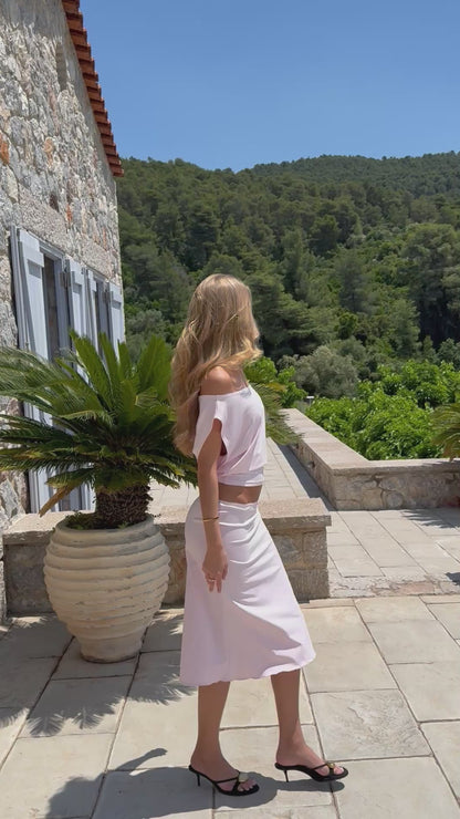 Helia basic skirt - Pink